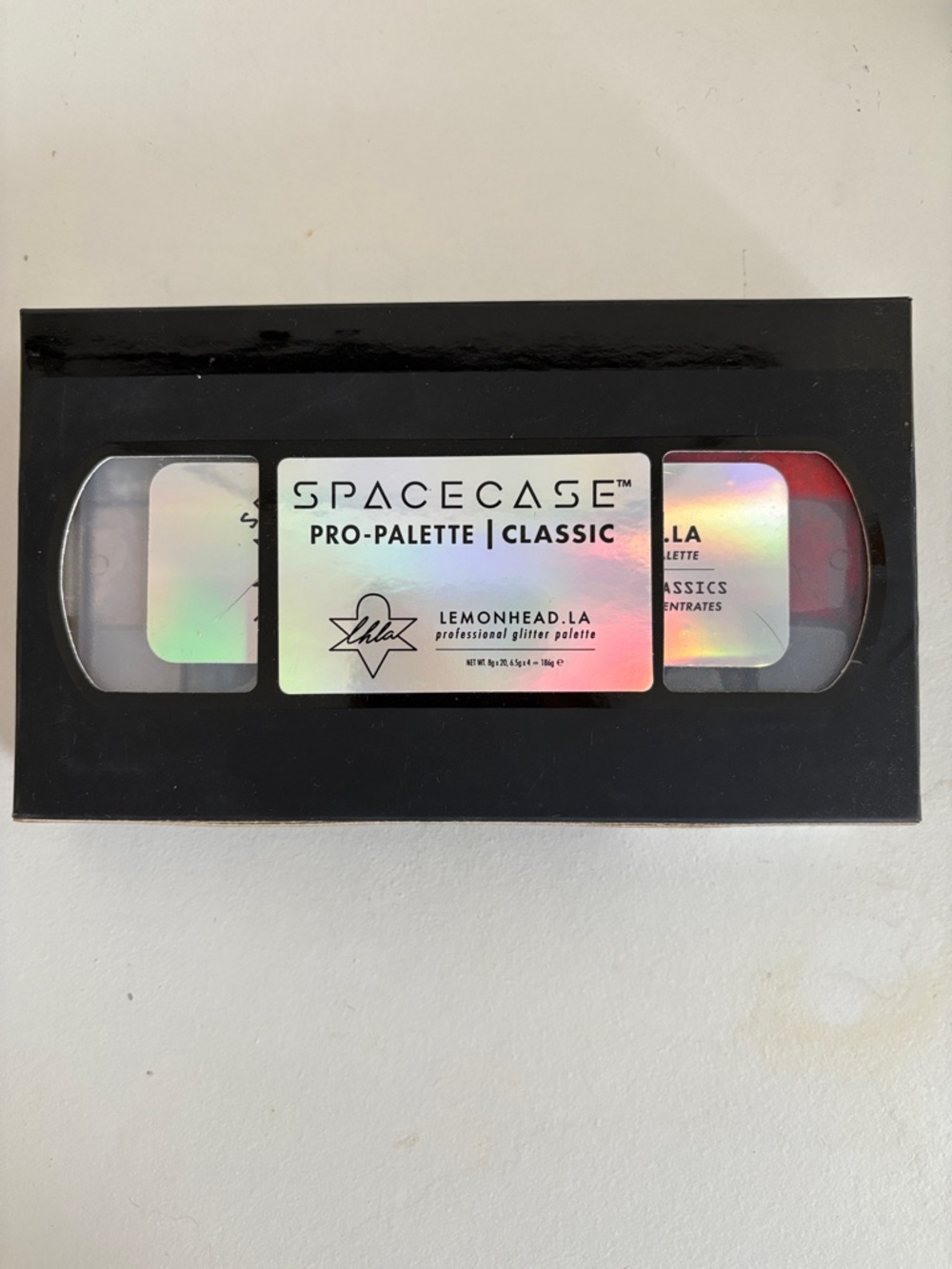 Spacecase Pro-Palette Classic Glitter Palette - Black